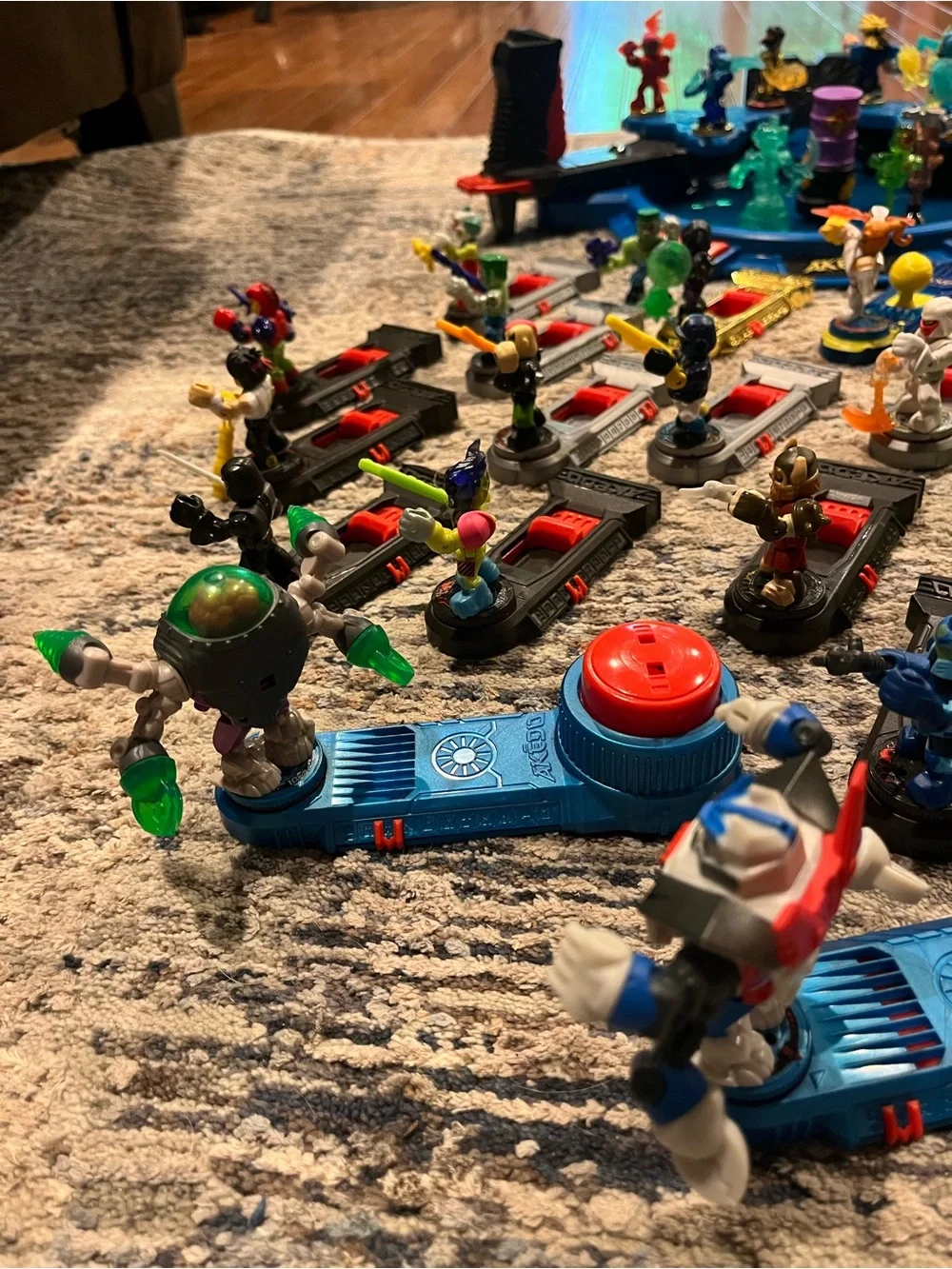 Akedo warriors battling arena.